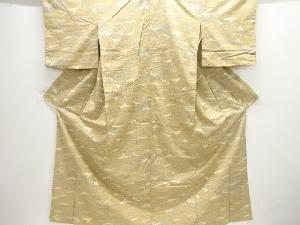 アンティーク　抽象模様上代紬着物